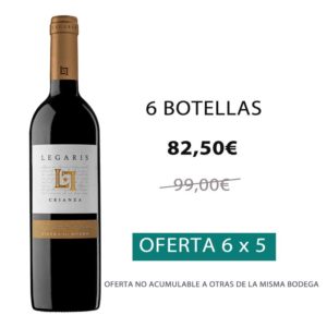 Oferta-6x5-vinos-Legaris-Crianza