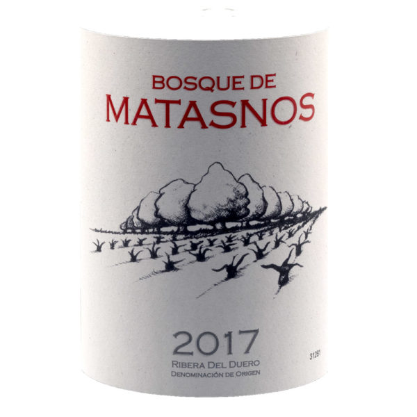 Etiqueta Vino Denominación de origen Ribera del Duero "Bosque de Matasnos"