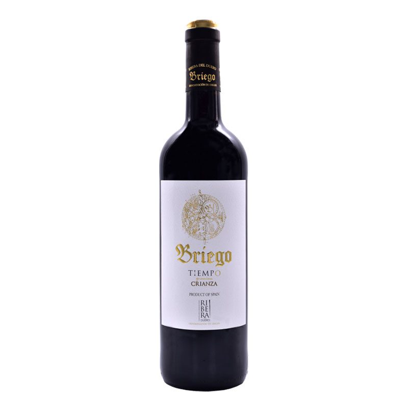 Briego Tiempo Crianza - Tinto de Ribera del Duero con 14 meses de barrica