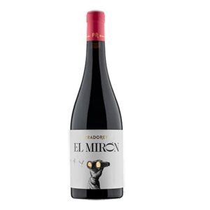 Pradorey El Mirón 2024 vino tinto Ribera del Duero botella con etiqueta moderna y elegante sobre fondo blanco.